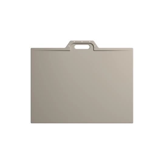 Xetis 1400 x 1000 mm Steel Enamel Shower Tray - Beige