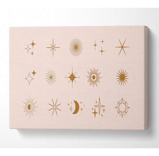 Stars of the Universe Subtle - Wrapped Canvas Graphic Art