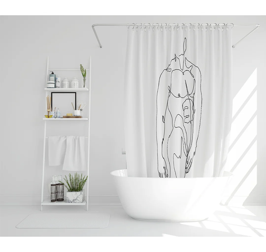 Ella-Jean Polyester Shower Curtain