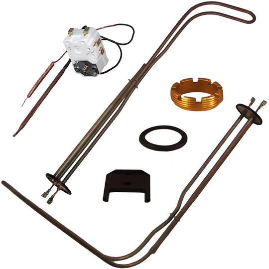 Heatraesadiacylinderspares - Heatrae Sadia Megaflo Direct Titanium Upper & Lower Immersion Heaters with Thermostats