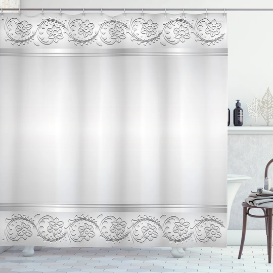Biren 13 Piece Polyester Shower Curtain Set