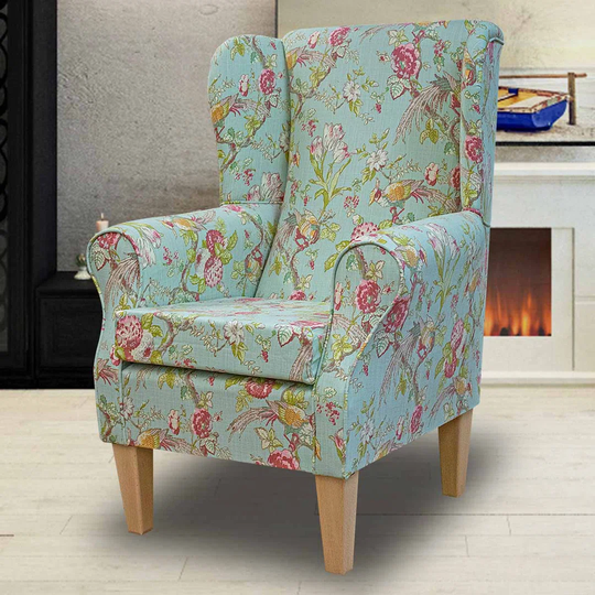 Floral Duck Fireside Armchair