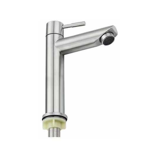 Faucet Room Bath Cold Water Only Faucet Washbasin Surface Chrome Copper Durable Faucets Lava Washing Cartridge Ceramic Foam Removable Practical To