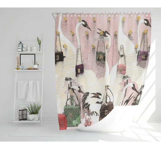 Quinonez Polyester Shower Curtain Set