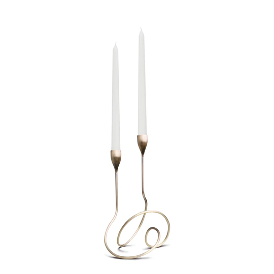11.02Cm Metal Tabletop Candlestick