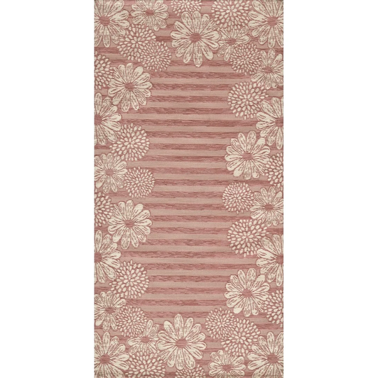 Enzo Sole Powder Hooked Pink/Light Brown Rug