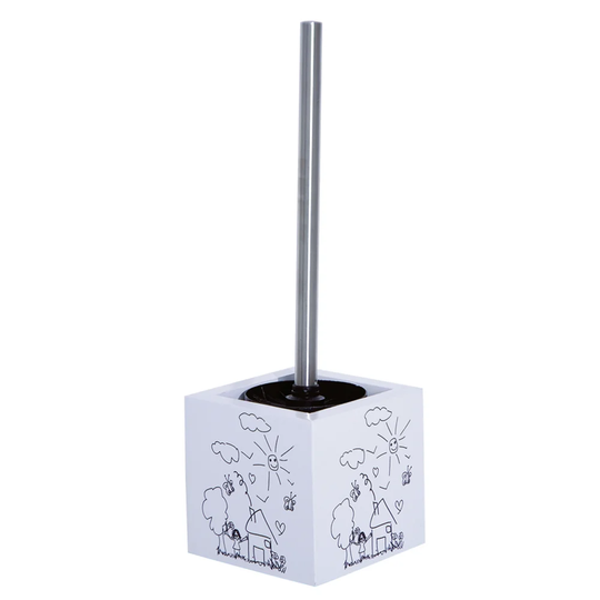 Cartoon Free Standing Toilet Brush and Holder