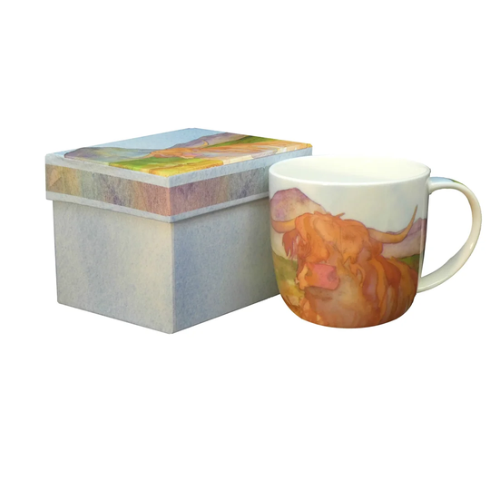 Highland Cow Boxed Mug