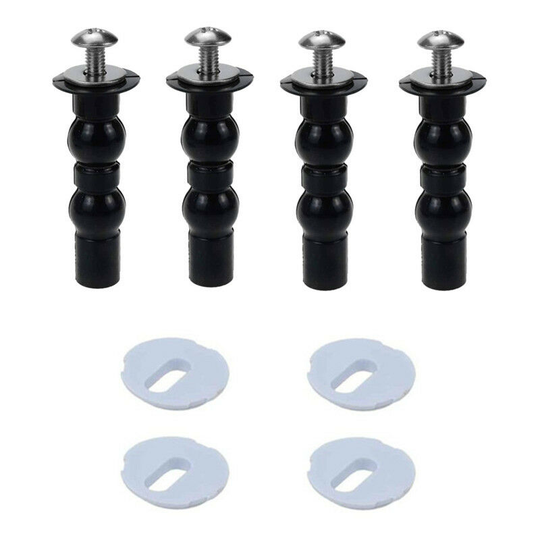 BR-Vie 2 Pairs Universal Toilet Bowl Fixing,Toilet Seat Fixing Kit,Toilet Seat Fixing,Toilet Seat Screws,Toilet Seat Expansion Screw,Toilet Fixing Kit