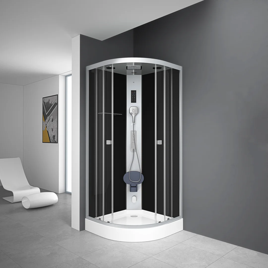 Nagel Round Shower Cabin with AM/FM Radio and Steam Shower