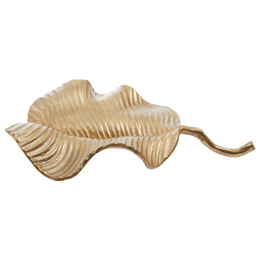 Bithlo Metal Abstract Decorative Plate in Gold