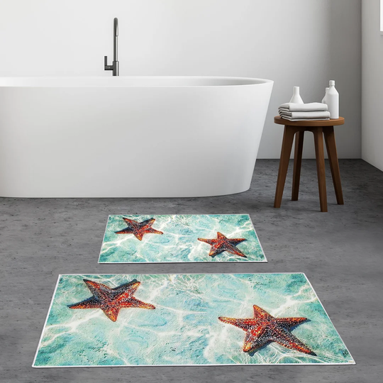 Howth 2 Piece set Rechtangle Bath Mat