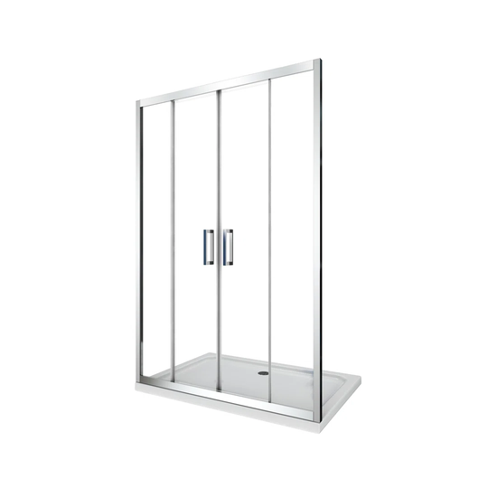 Gona Semi-Frameless Glass Double Sliding Shower Door