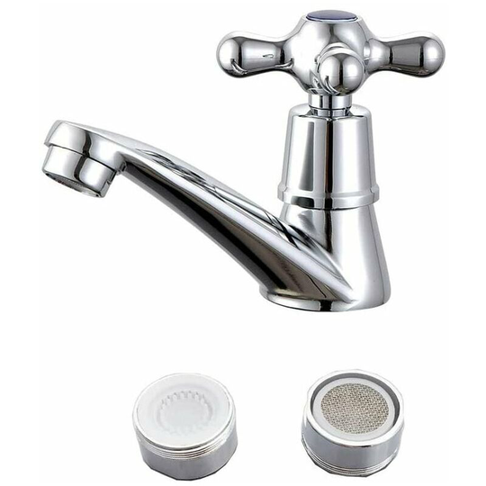 Unique cold water tap water tap, simple cold chrome taps water tap, for house bathroom wc sink basin the kitchen, with filter