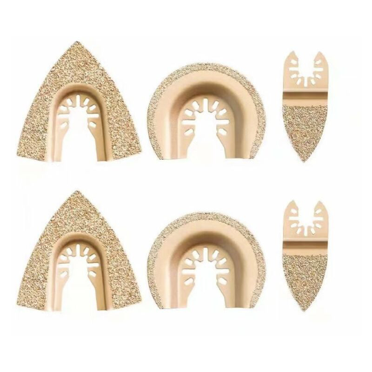 6 Pieces Saw Blade Kit, Betterlife Oscillating Tool Blades, Oscillating Multi Tool Saw Blades Accessory Kit, Multifunctional Oscillating Saw Blades