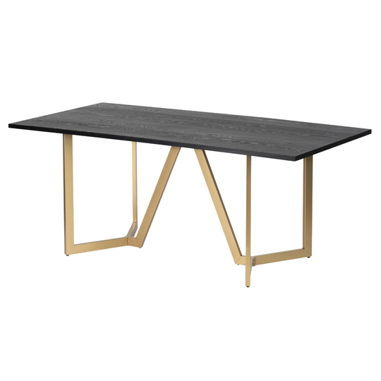 Pastoria 180 Cm Iron Trestle Dining Table