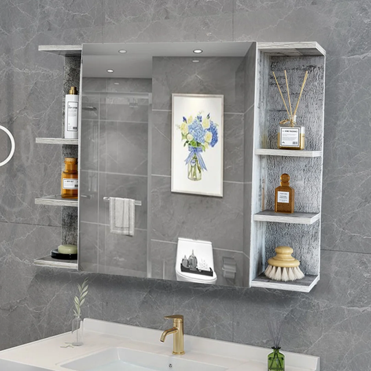 Freitag 80cm x 80cm Surface Mount Mirror Cabinet