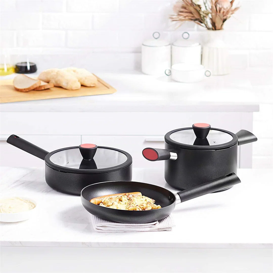 Belfry Kitchen Hare 8 Piece Aluminium Non Stick Cookware Set