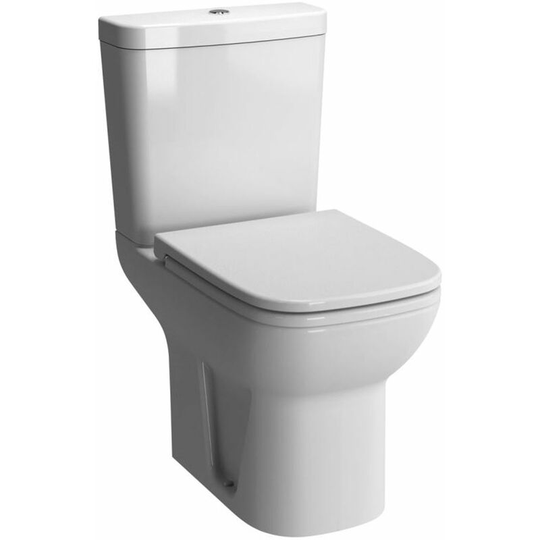 Vitra - S20 Close Coupled Toilet Open Back Push Button Cistern - Standard Seat