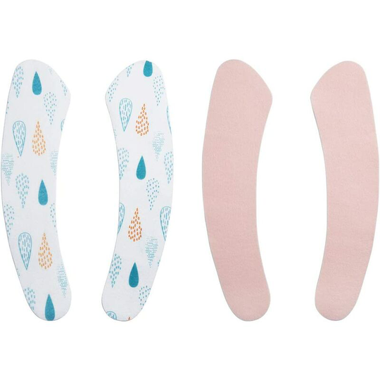 4 pcs Padded toilet seat for velvet cushion wc sticker Covers toiletry accessories Washable and universal bathroom accessories Toilet seat (Type 1)