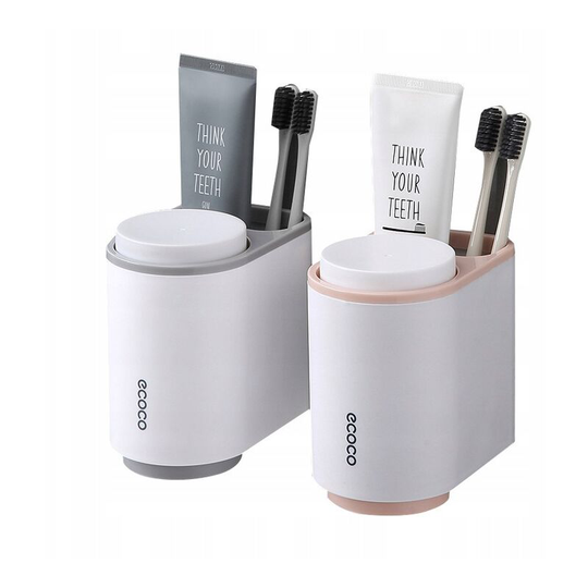 Bathroom shelf Storage box Grise powder cup shelf 2 pieces