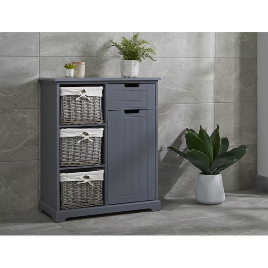 Dolly 64Cm W x 77Cm H x 32Cm D Free-Standing Bathroom Cabinet