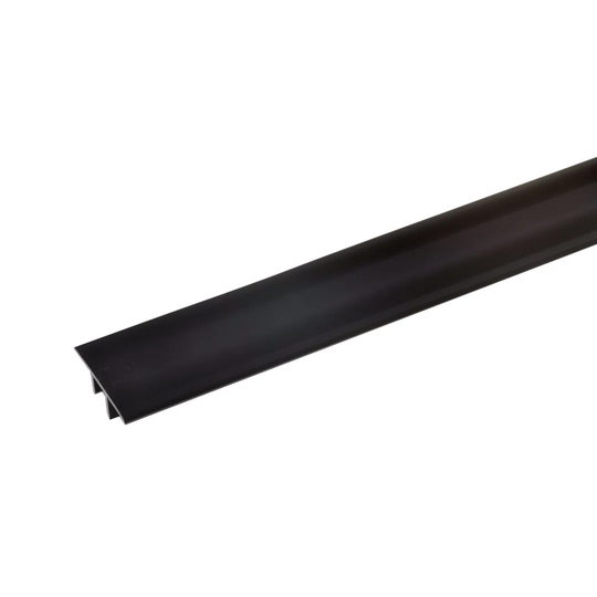 Abele Metal 1 cm Thick x 3 cm Wide x 135 cm Length Overlap Reducer in Dark Bronze