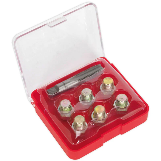 VS613 Oil Drain Plug Thread Repair Set - M13 - Sealey