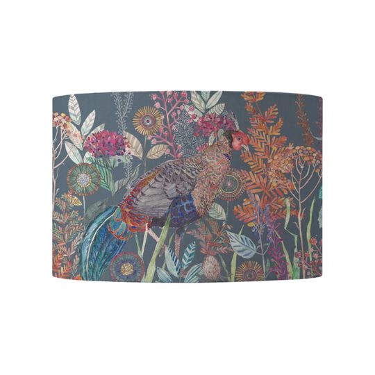 Lady Amherst Twilight 37cm Cotton Drum Lamp Shade