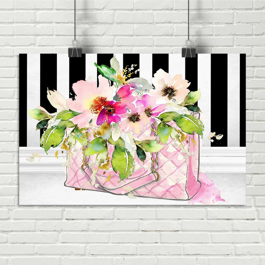 'Pink Colour 2' by BY Jodi - Unframed Painting Print on Paper