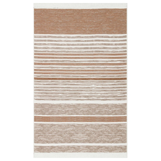 Culbert St Andra-Wordern Machine Woven Cotton Brown Rug