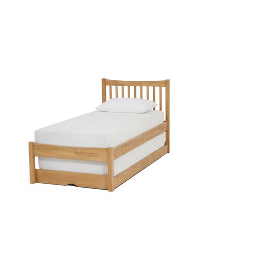 Waverly Solid Wood Guest Bed with Trundle and Mattress