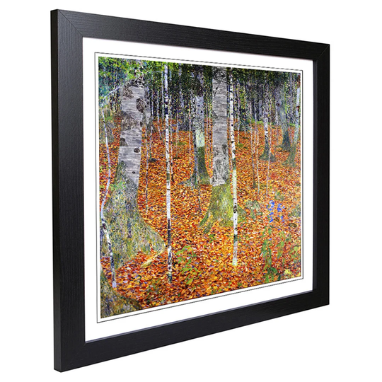 Birch Forest by Gustav Klimt Framed Painting Print
