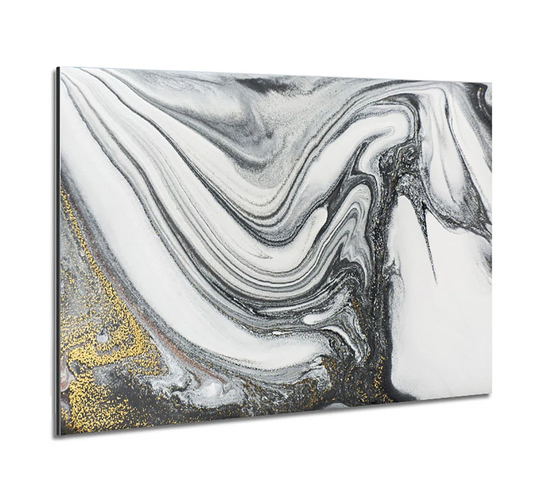 Swirl of Stone - Unframed Graphic Art on Metal