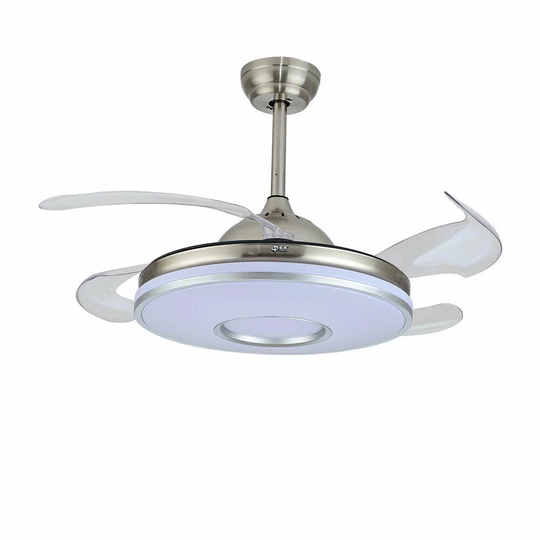 108Cm Ehlers 4 Blade LED Ceiling Fan with Remote Control and Light Kit Included
