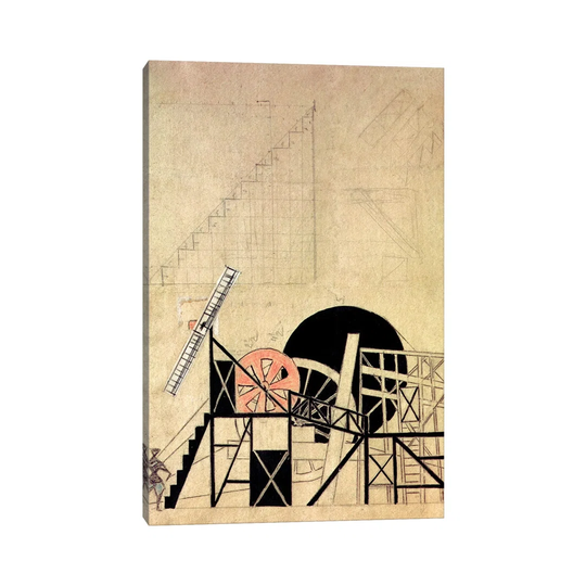 Stage Set Design For The Play, "The Magnaminous Cuckold", By F. Crommelynck, Meyerhold Theatre, Moscow
