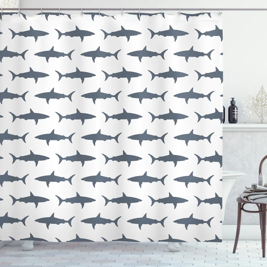 Omarion Polyester Shower Curtain