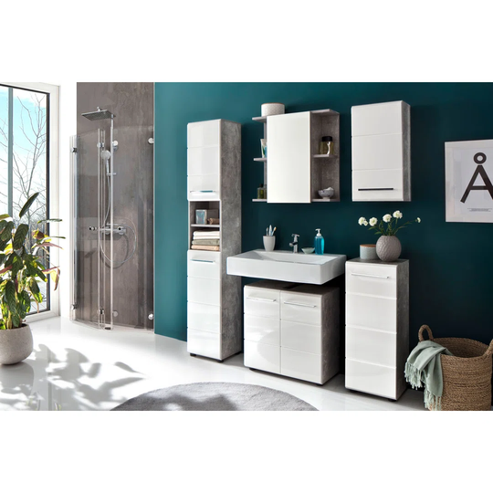 Hywell 6 Piece 60mm Bathroom Furniture Suite