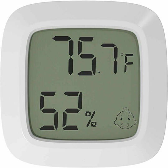 Humidity detector Interior hygrometer precise thermometer mini humidity monitor Magnetic wall easy to install electronics moisture temperature meters