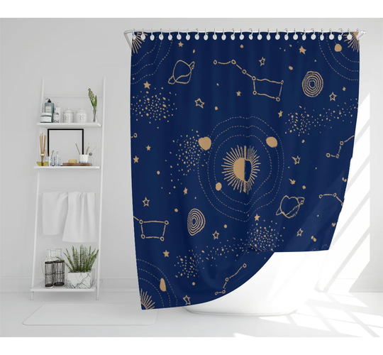 Brooksdale Polyester Shower Curtain Set