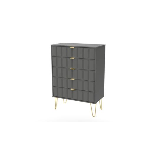 Pennside 5 Drawer 76.5Cm W Chest of Drawers