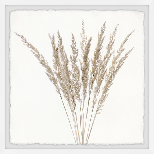 'Bunch of Wheat Grass' Framed Painting Print