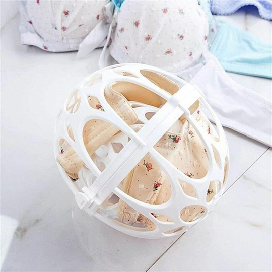 Bra laundry ball, bra double ball washer, for washing machine, reusable, pp plastic