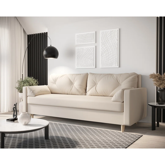 Wayment 220Cm Square Arm Sofa Bed