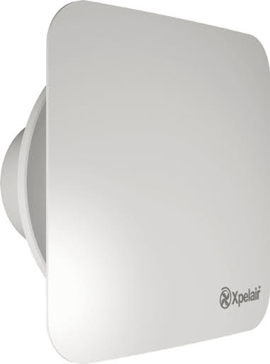 Xpelair Simply Silent Contour Timer controlled Square Extractor Fan 150mm - C6TS
