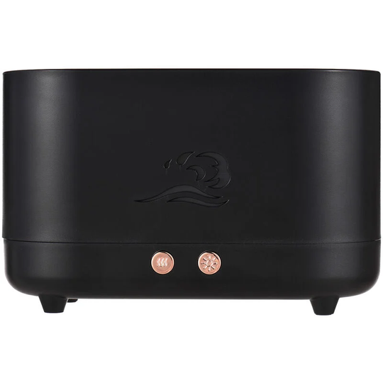 Asupermall - 3-in-1 Essential Oil Diffuser Flame Light with 2 Brightness 225ml Aromatherapy Mist Humidifier Quiet Aroma Air Diffuser Aroma Humidifier