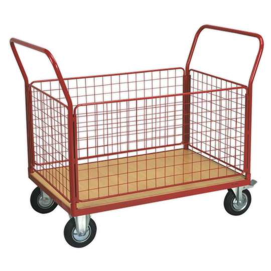 Ginevra 115cm H x 80cm W x 84cm D Removable Sides Platform Trolley