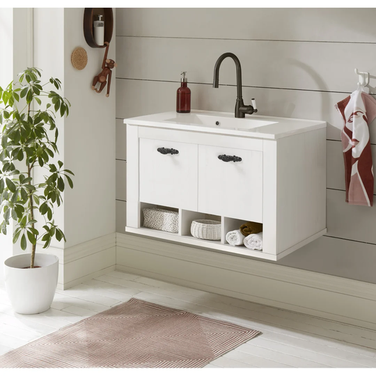 Theres 820mm Wall Hung Single Vanity