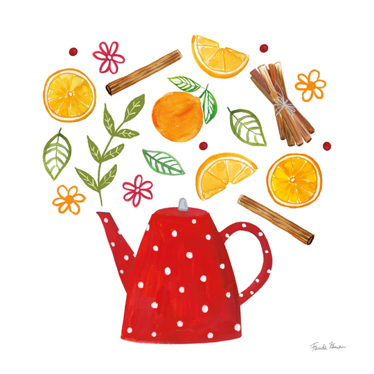 Organic Tea IV by Farida Zaman - Wrapped Canvas Painting Print