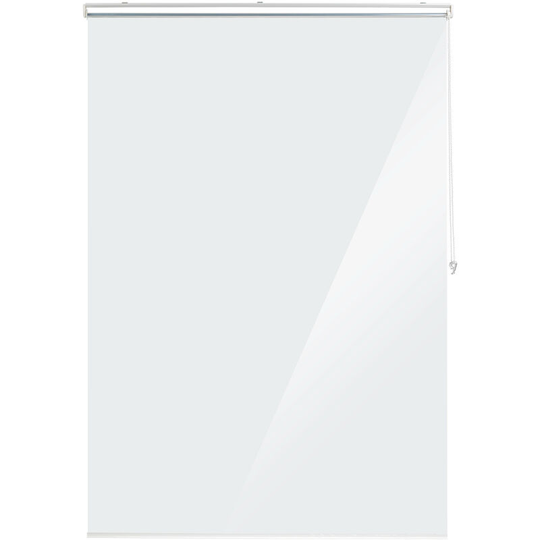 Bathroom Roller Blind, Shower & Bathtub, Water Repellent, Fast Drying, Ceiling & Window, 140x240cm Transparent - Relaxdays